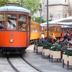 Mit der Straßenbahn durchs Lokal