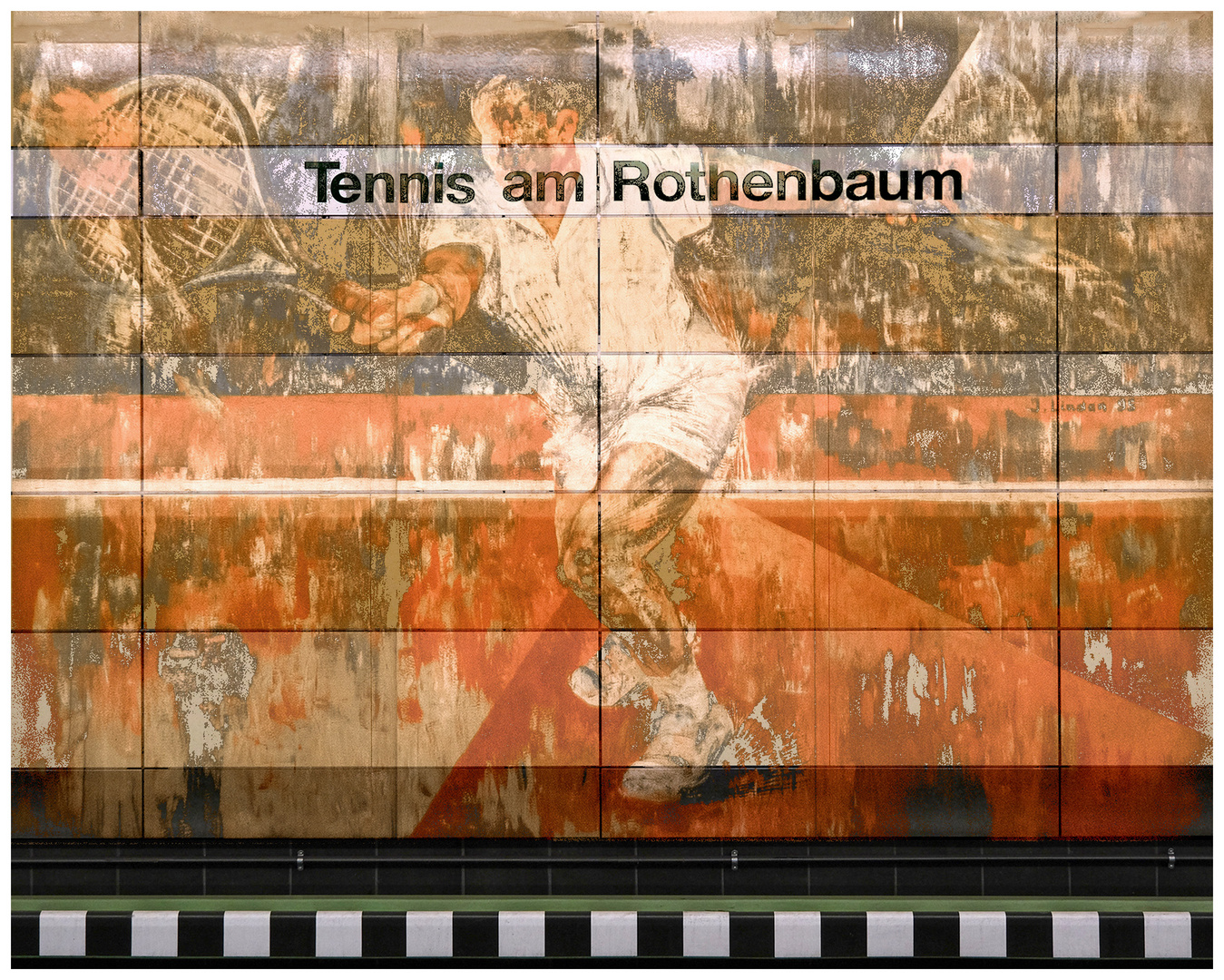 Mit der U-Bahn zum Tennis