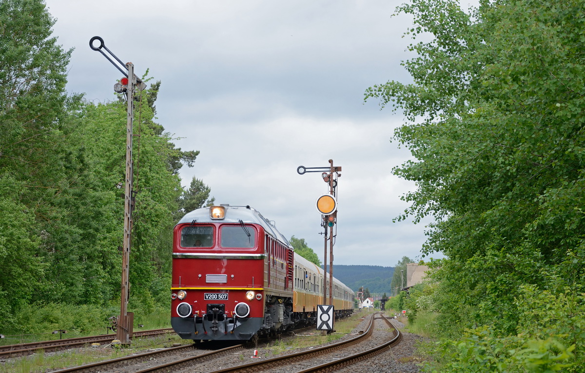 mit der V200 durch Thüringen 2