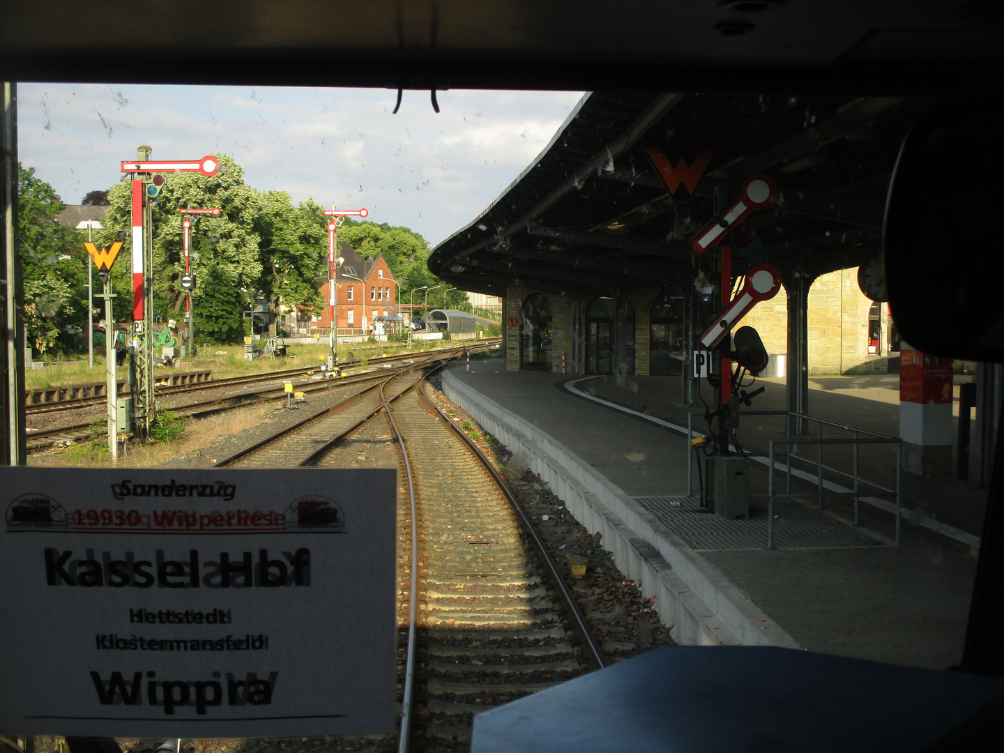 Mit der Wipperliese von Kassel zurück nach Klostermansfeld 1.