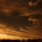 Mit diesem Himmel verabschiedete sich der April 2008