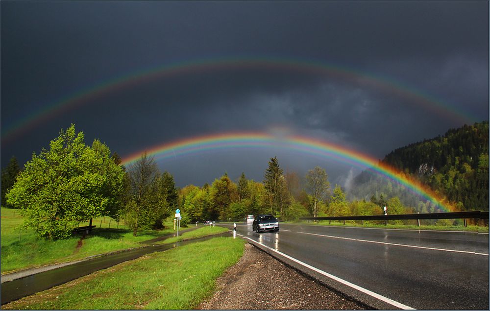 Mit diesem Regenbogen ...