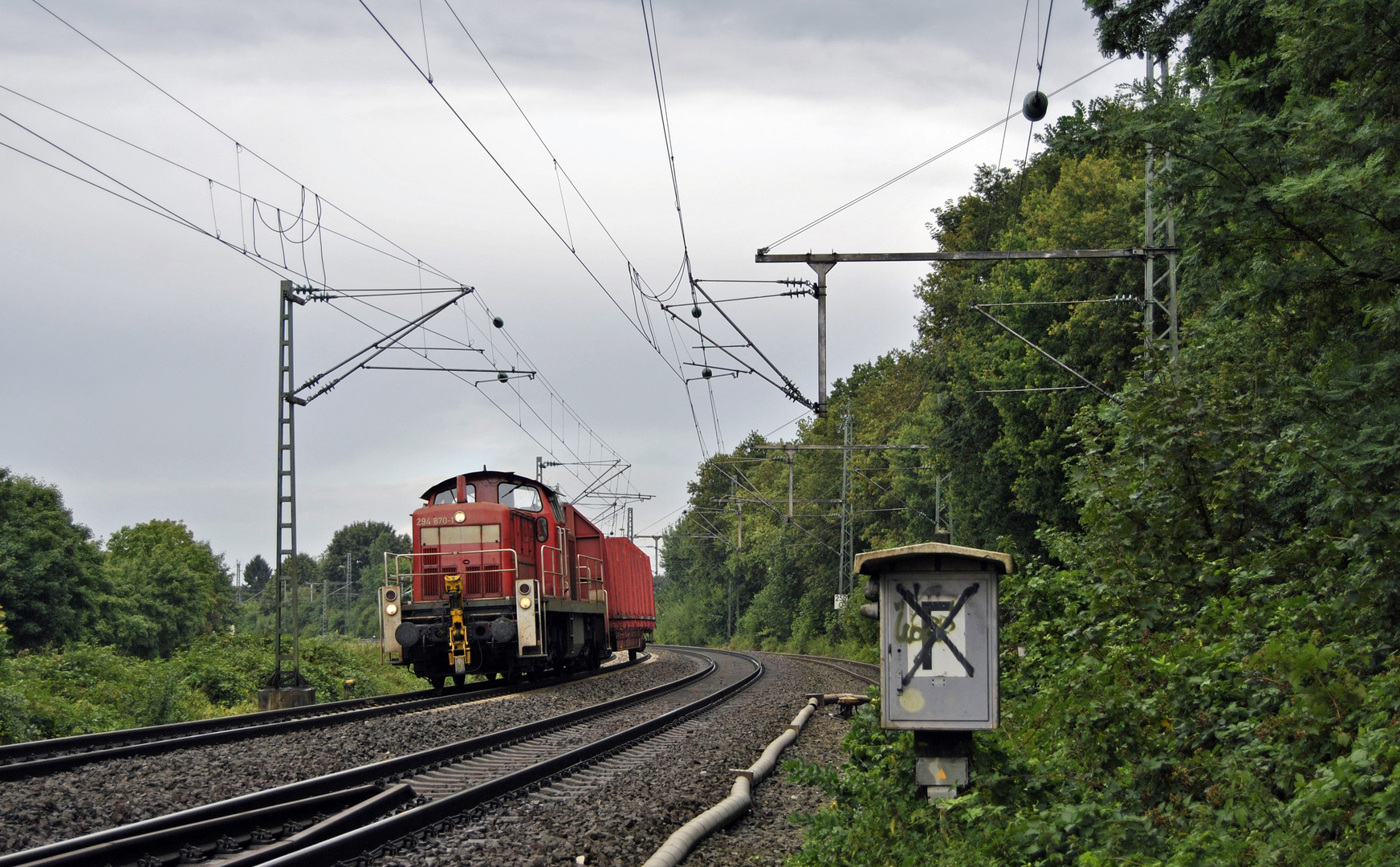 Mit einem Holzwagen südwärts...