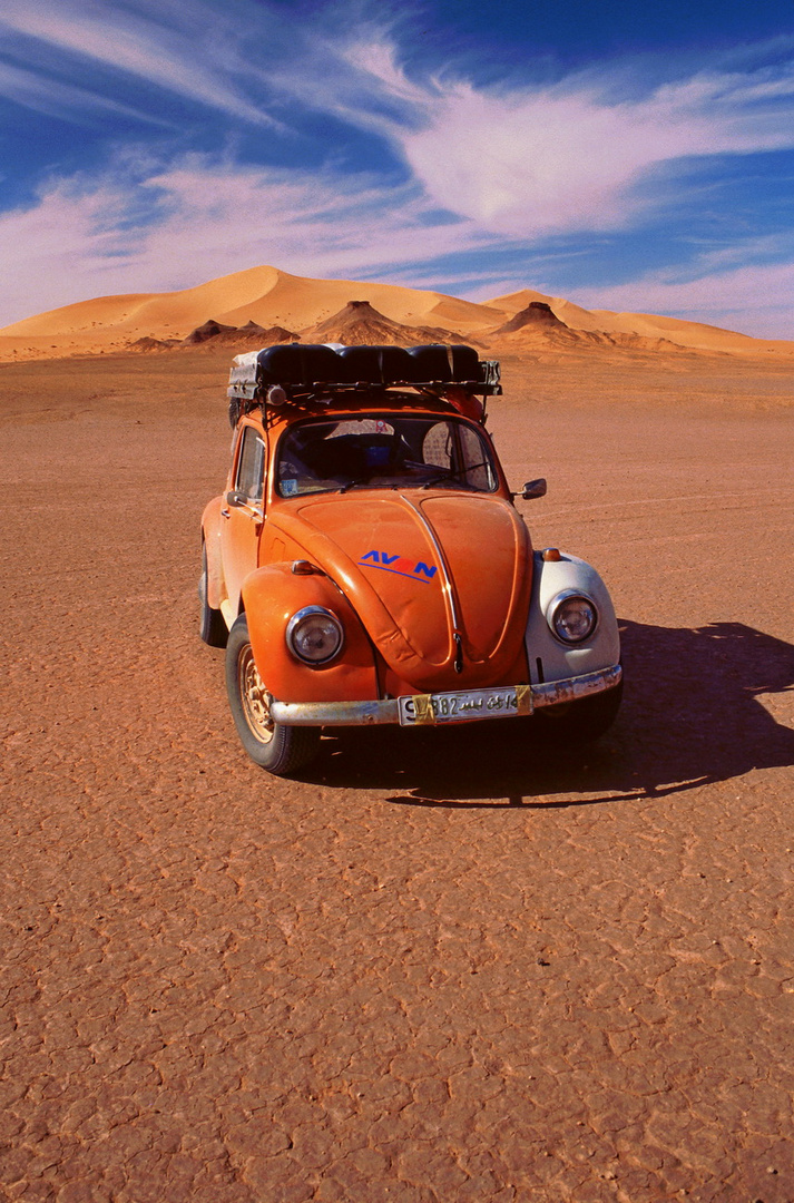 Mit einem VW-Käfer durch die Libysche Sahara/ Erg Ubari