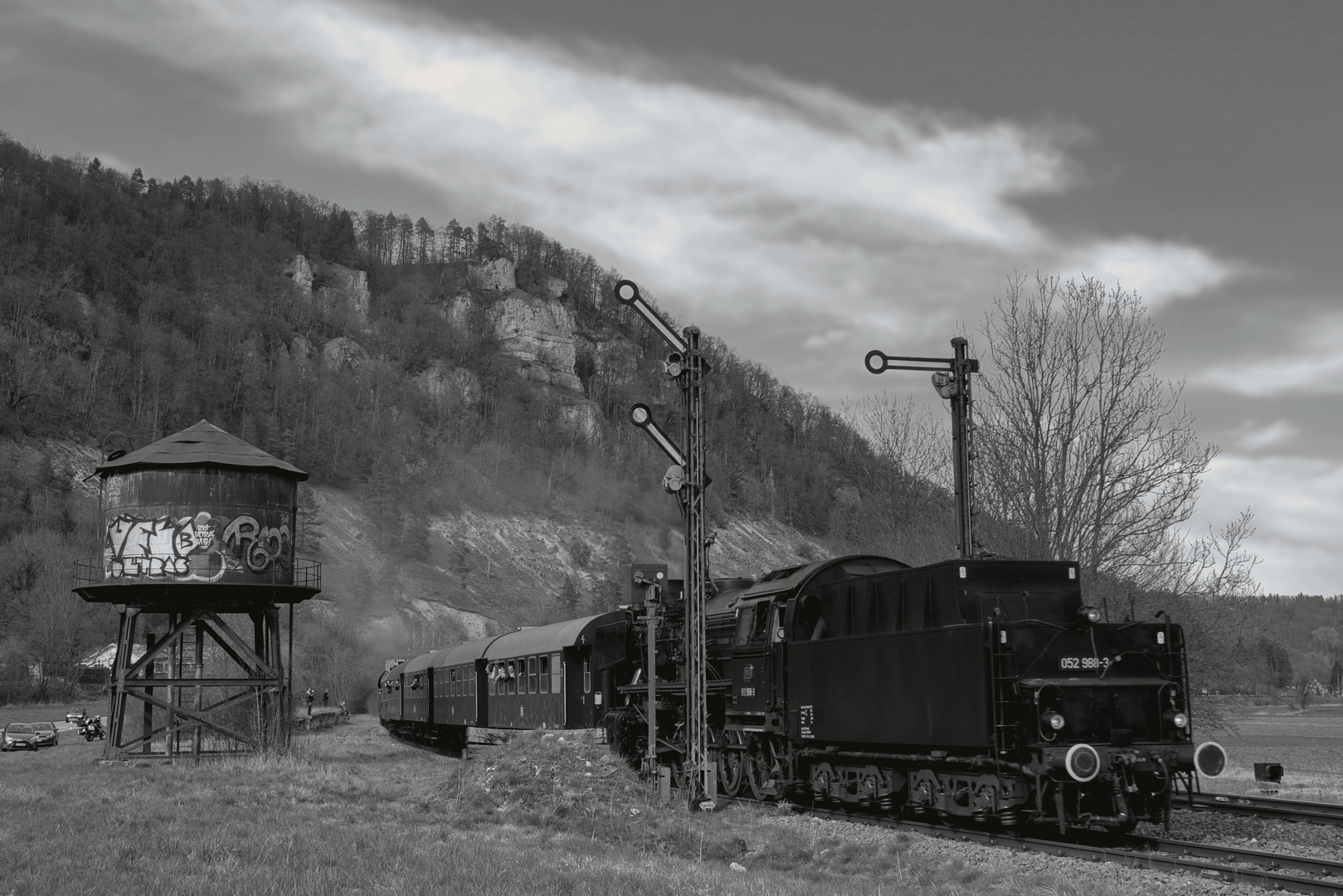 Mit einer historischen Eisenbahn durchs Donautal