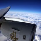 Mit Emirates über die Alpen