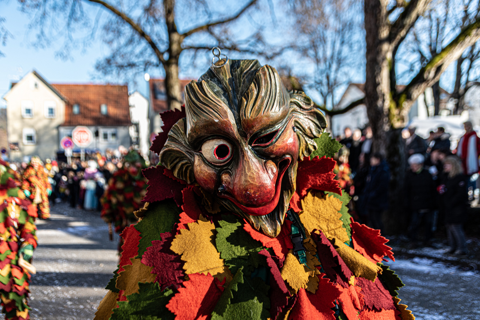 Mit freundlicher Maske