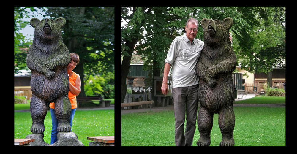 mit gabi im park