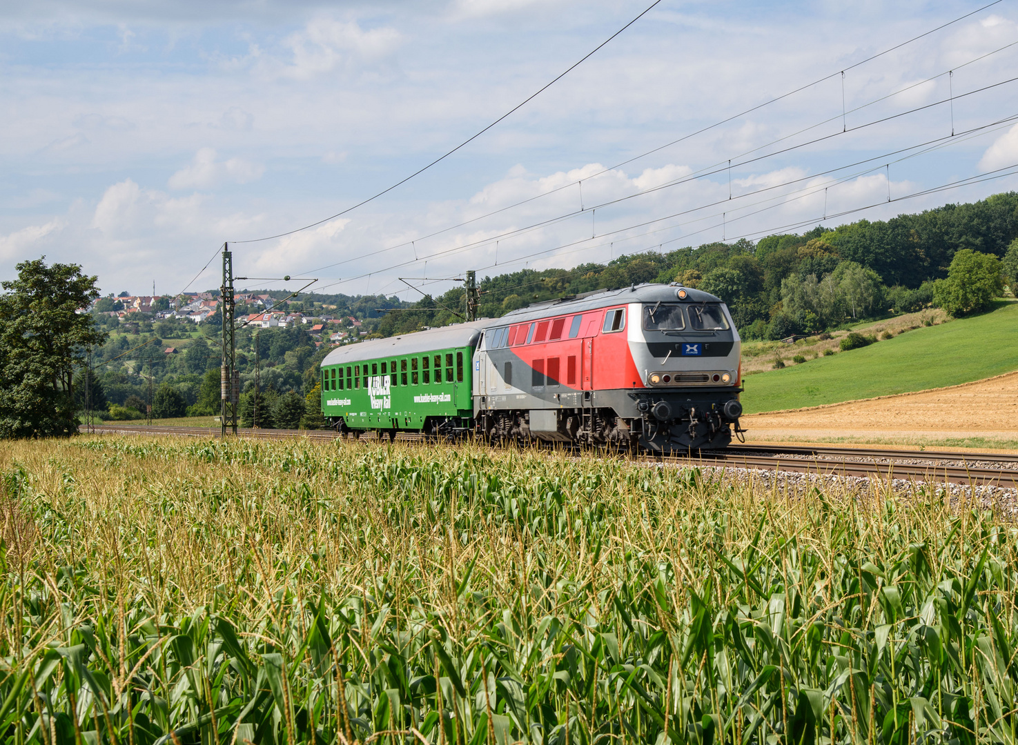 Mit Grenzlast auf die Geislinger Steige zu :-)