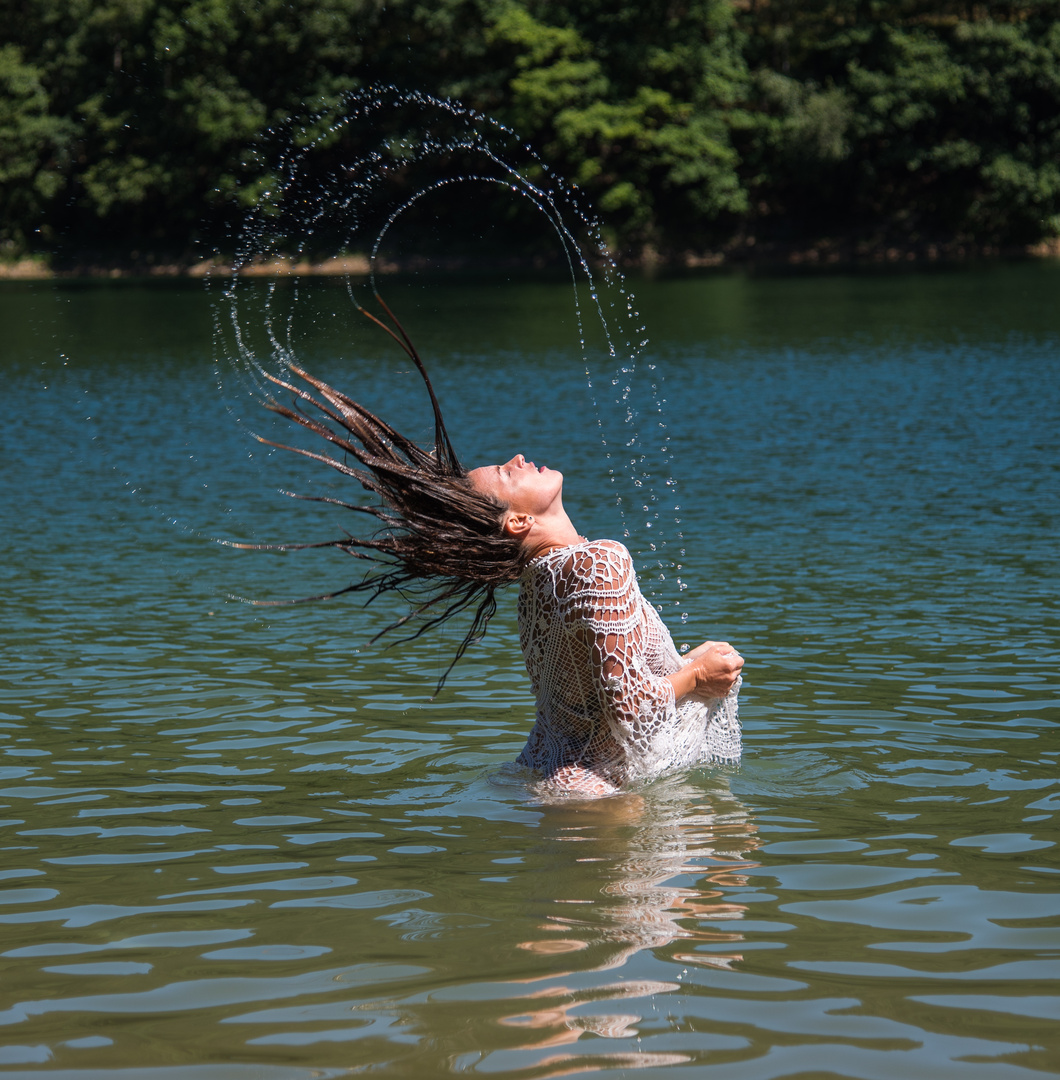 Mit Jasmin am See