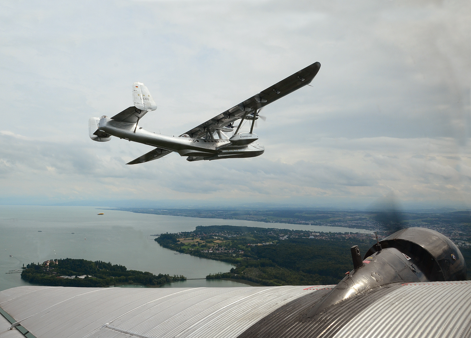 Mit Junkers und Dornier über dem Bodensee