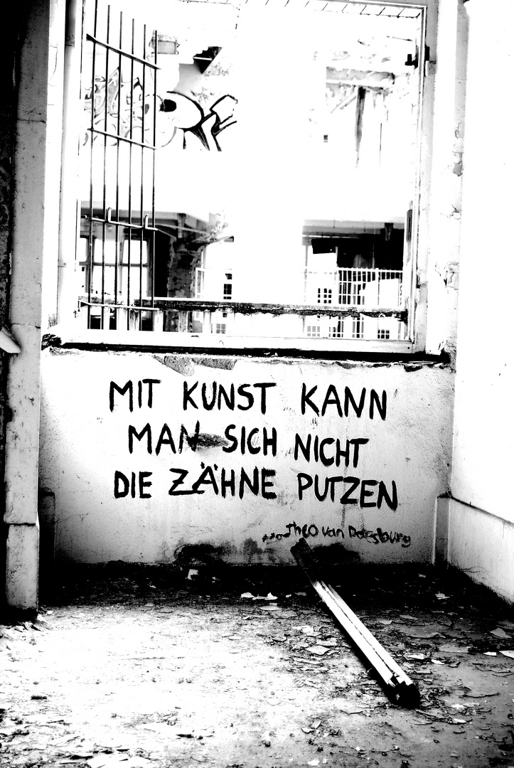 Mit Kunst...