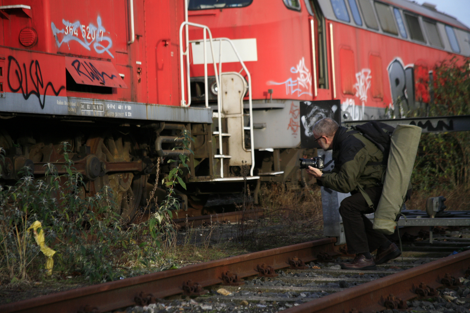 Mit meinem Kumpel on location