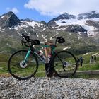 Mit meinem neuen Bike auf dem Berninapass