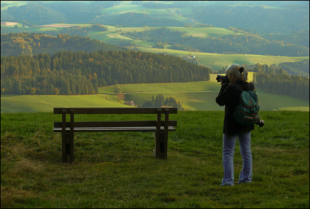 Mit meiner lieben Doris auf Fotopirsch...