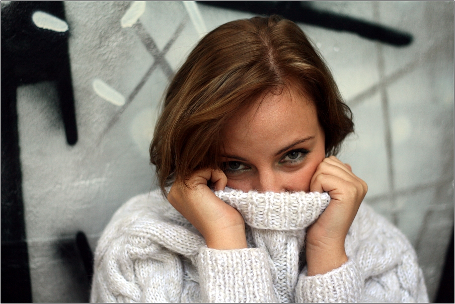Mit Perwoll gewaschen? Foto & Bild portrait, portrait frauen, indoor