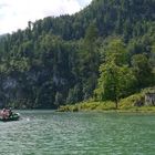 Mit Ruderboot auf dem Königssee