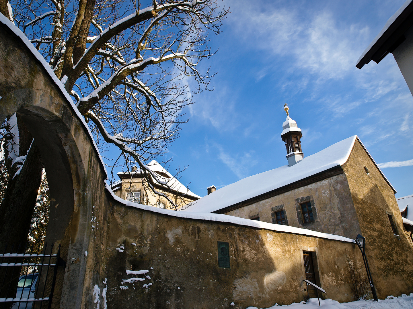 Mit Schloss Pretzfeld in der Fränkischen Schweiz....