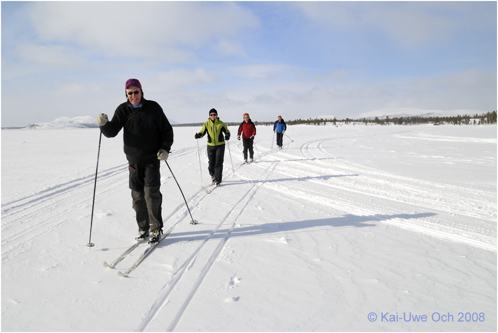 Mit Ski auf dem Rogen unterwegs!