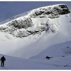 Mit Ski auf den Kebnekaisse