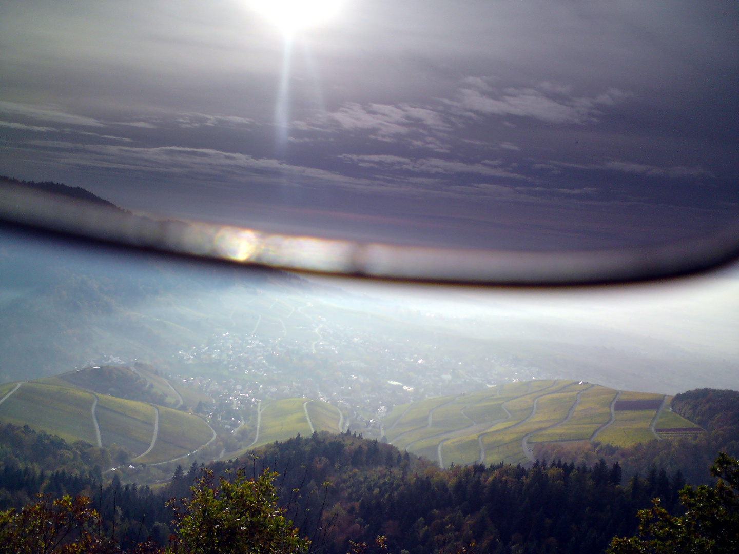 Mit Sonnenbrille und ohne