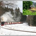 Mit viel Dampf in Richtung Brocken...Sommer/Winter....