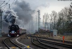 Mit Volldampf an den Bahnsteig