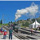 mit Volldampf der Rigi Kulm entgegen