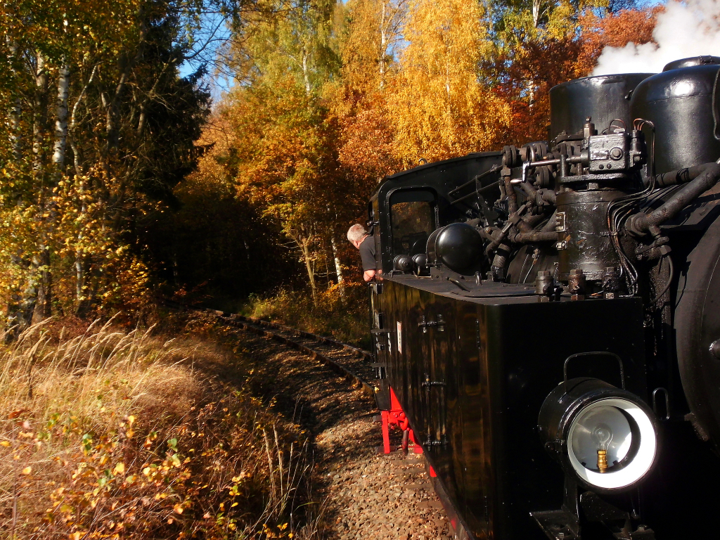 Mit Volldampf durch den Goldenen Herbst im Selketal.