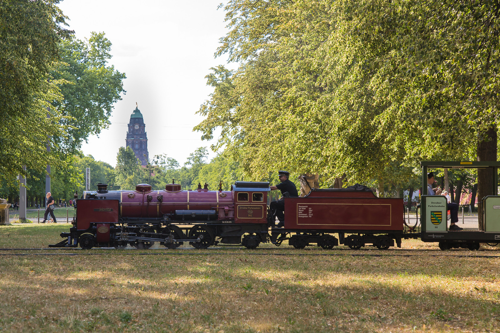 mit Volldampf durch den Großen Garten