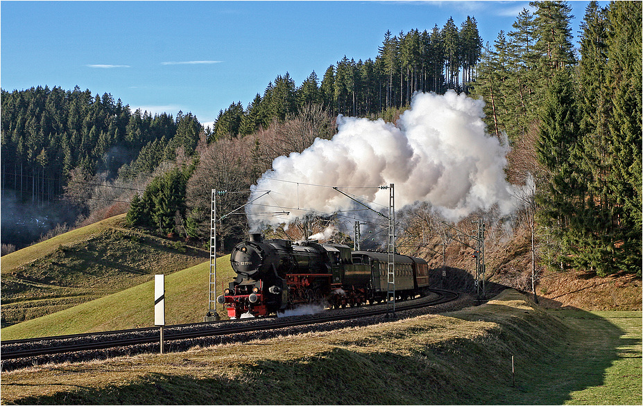 Mit Volldampf durch den Schwarzwald...