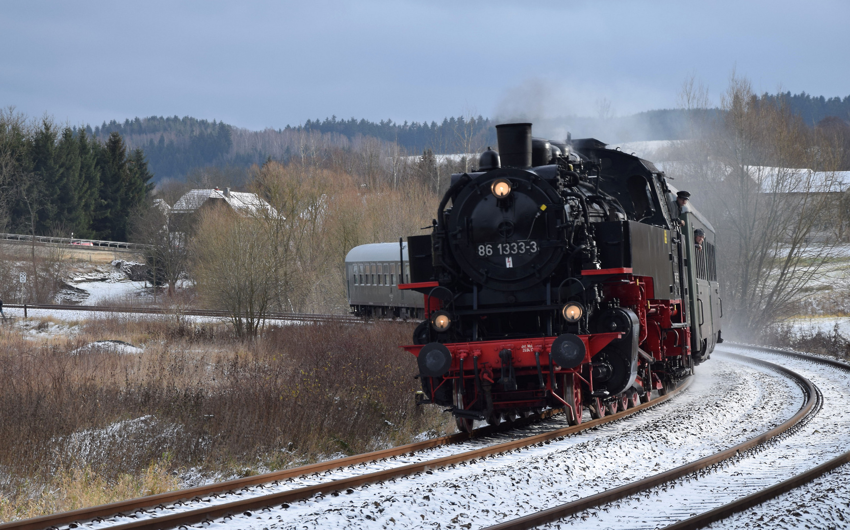 mit Volldampf in Richtung Plauen