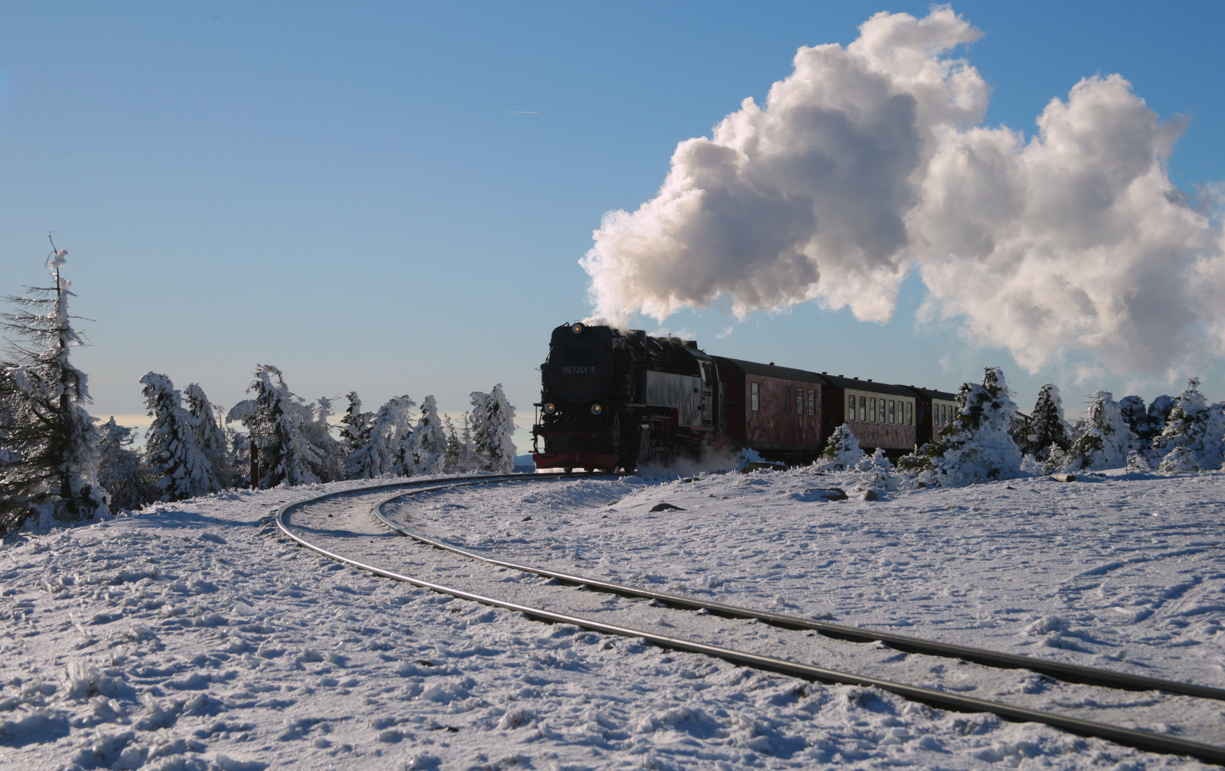 mit volldampf zum brocken