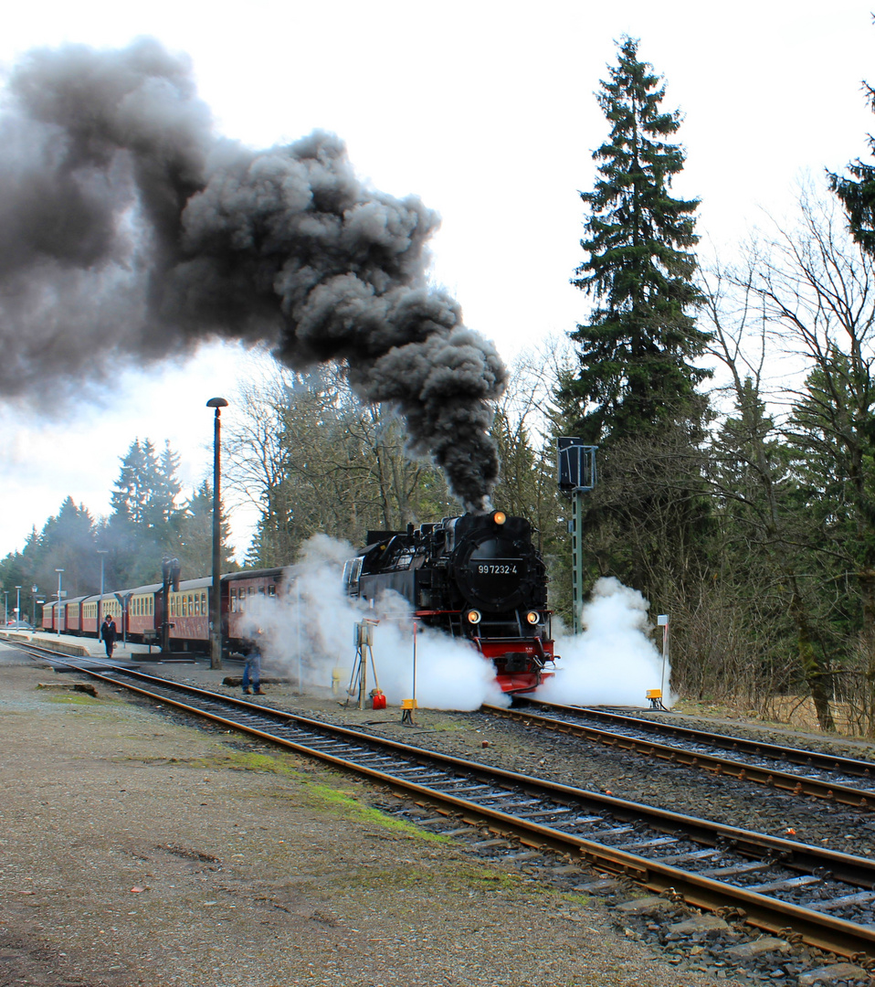 Mit Volldampf zum Gipfel des Brockens ( Harz) -1