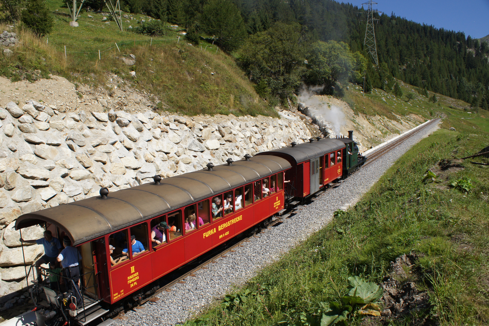 Mit Volldampf zum Rhonegletscher