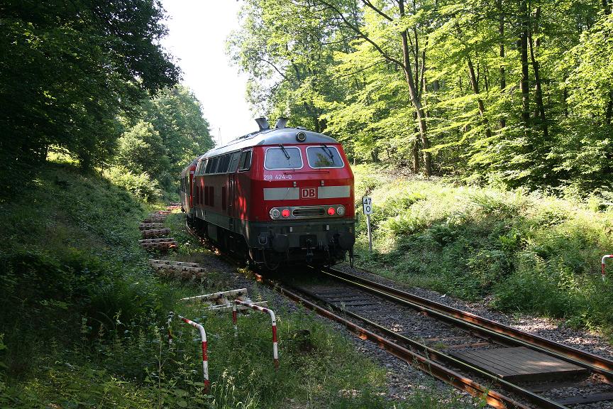 Mit voller Kraft durch den Wald- Steilstrecke Boppard- Emmelshausen