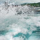 "Mit Vollgas auf's Meer" - Im Hintergrund Ponta Delgada, Sao Miguel, Azoren