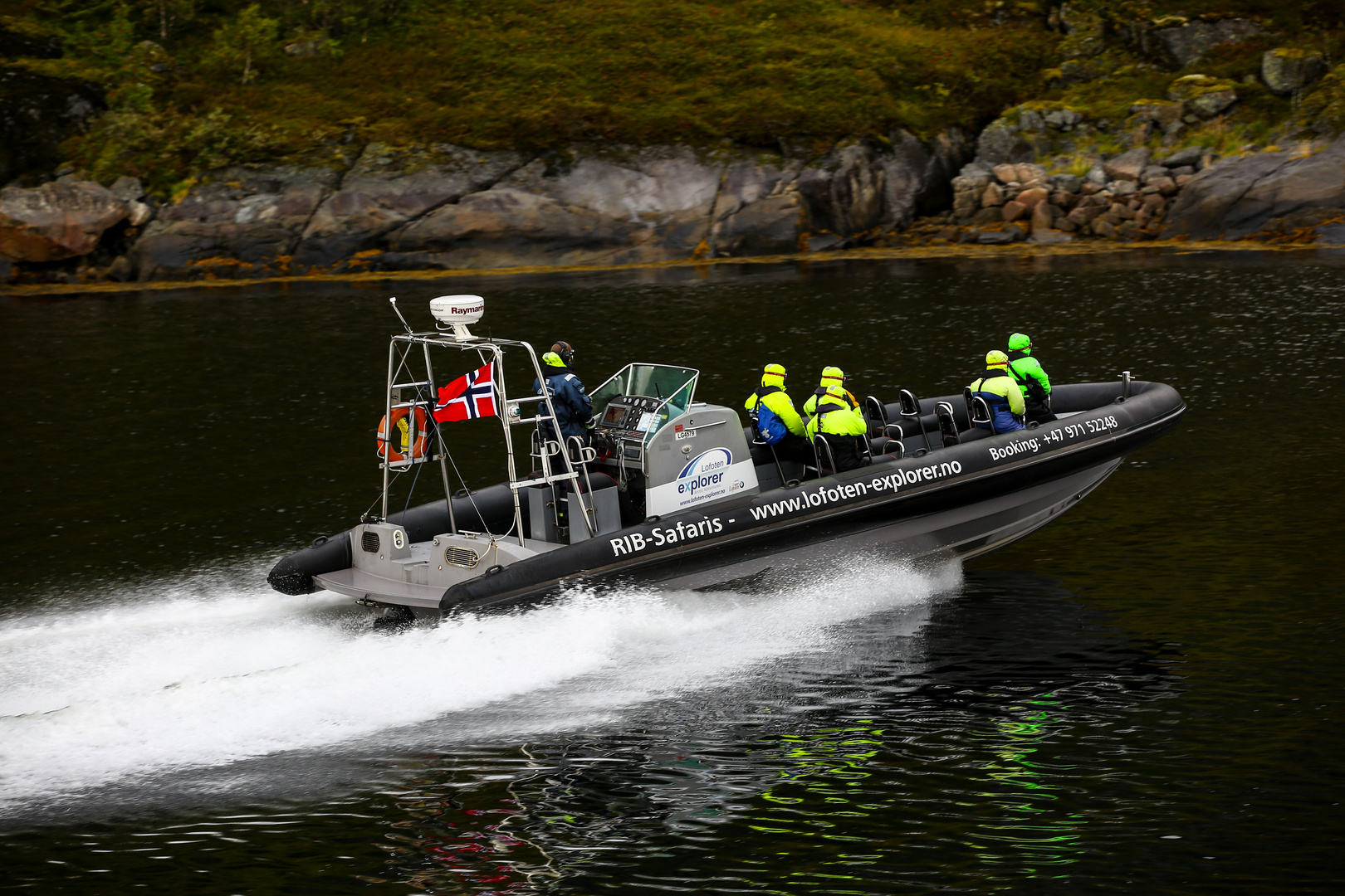 Mit Vollgas in den Fjord