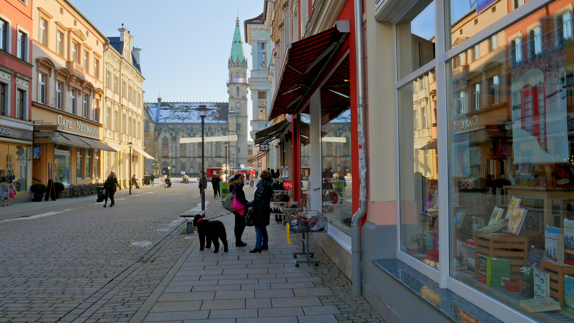 mit Wicky-Emily in Meiningen (con Wicky-Emily en Meiningen)