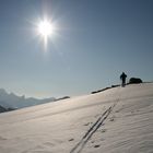 Mit Zelt und SLR auf Skitour in den Bergen