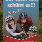 Mitbringsel von der Fahrradtour: Ein wichtiges nettes Schild.