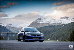 Mitsubishi Evo IX Mountain Wallpaper