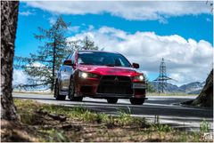 Mitsubishi Evo X Wallpaper Mountain 2