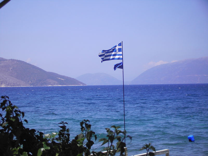 Mittagessen auf Kefalonia