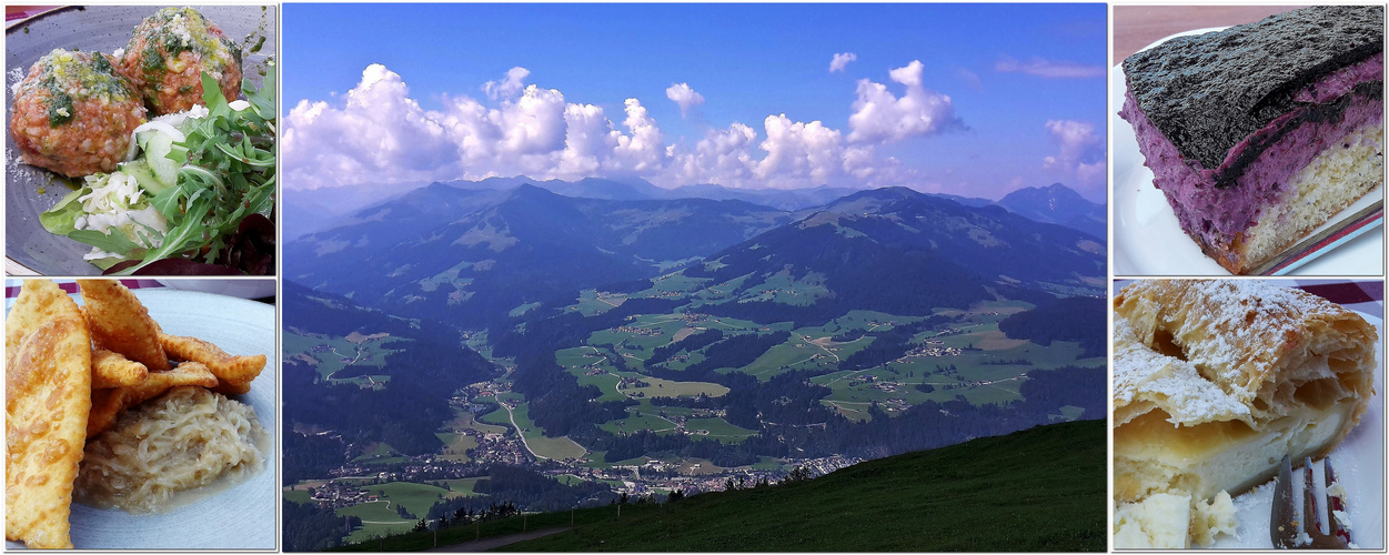 Mittagessen mit Aussicht