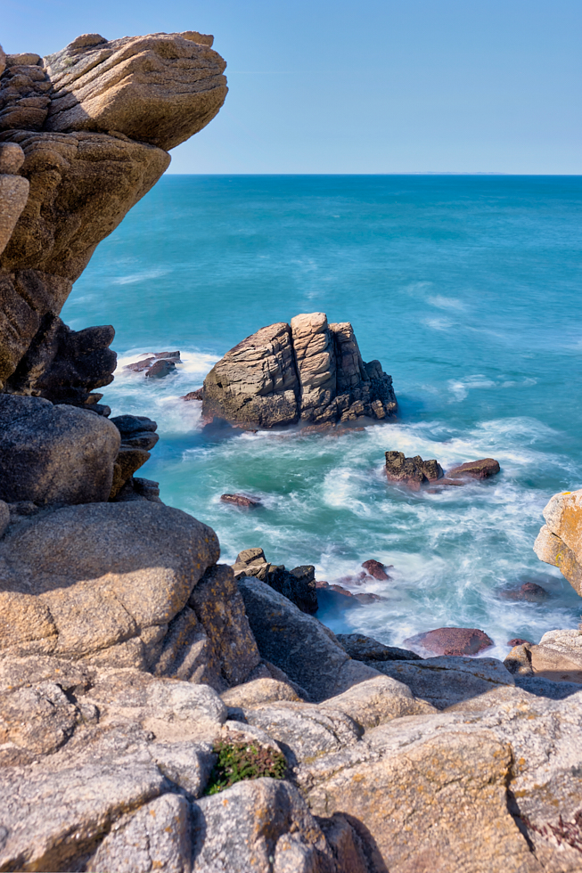 Mittags an der Côte Sauvage