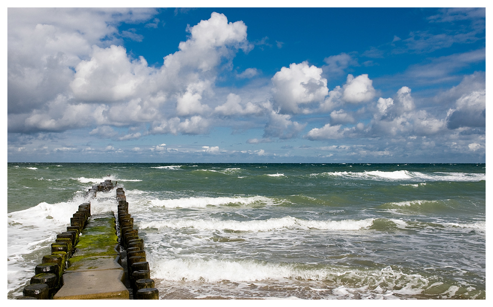 Mittags an der Ostsee