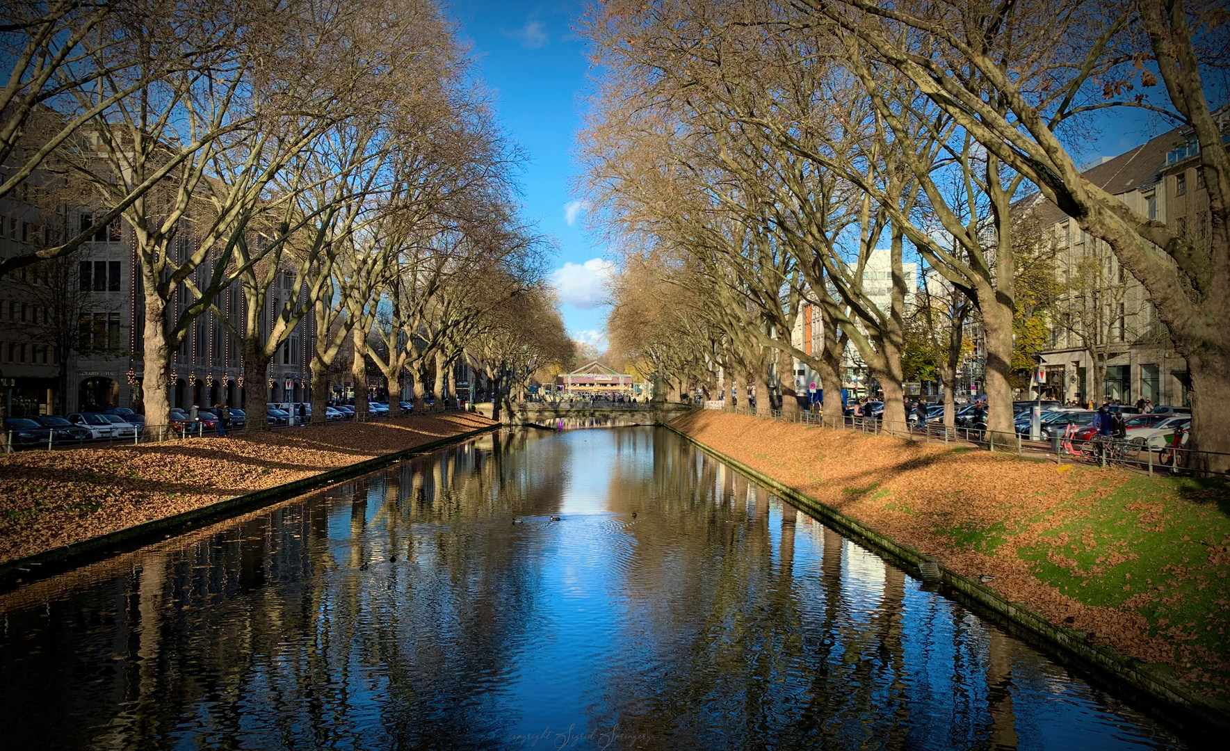 mittags auf der Königsallee