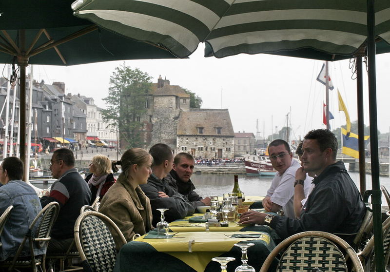 Mittags in Honfleur