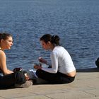 Mittagspause an der Binnenalster